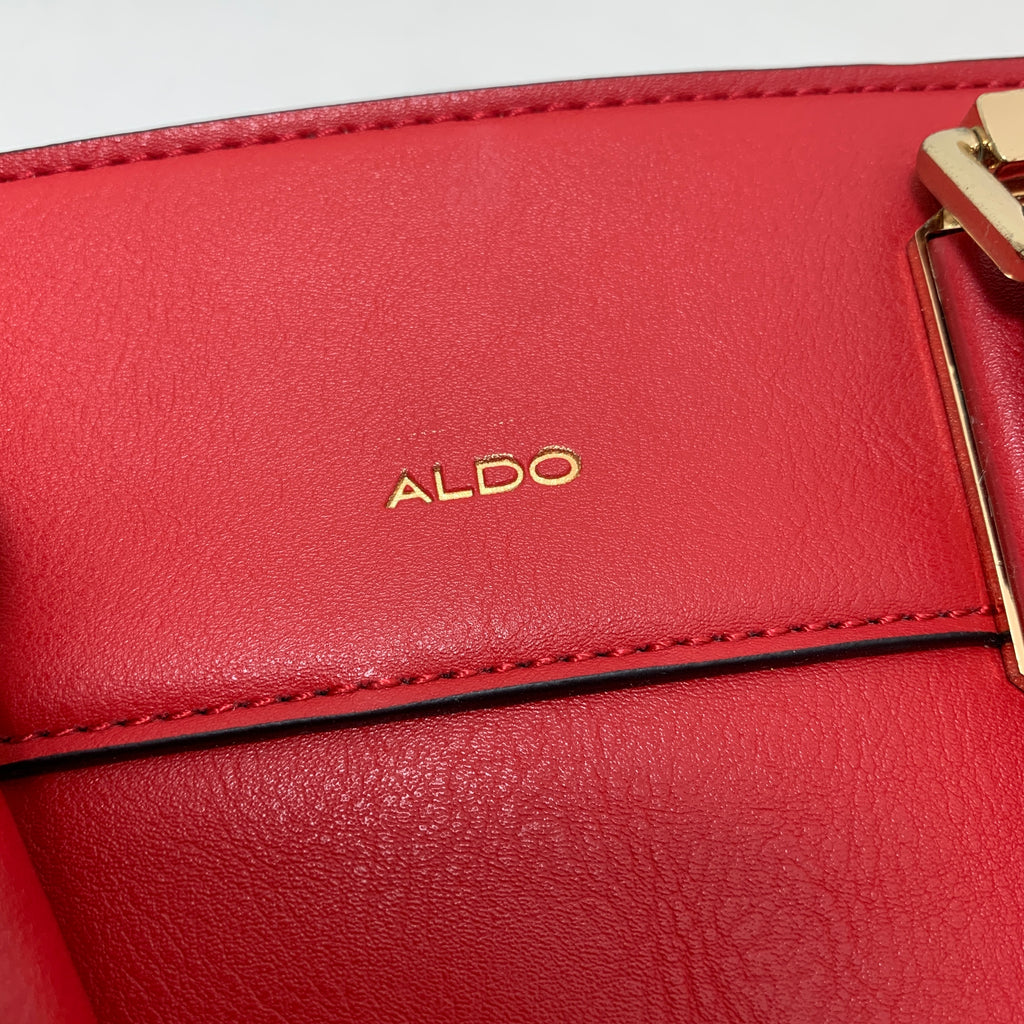 ALDO Red Satchel | Like New |