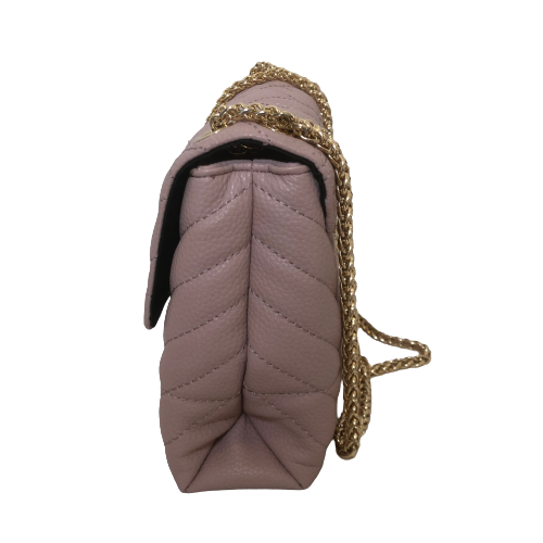 Dune Light Pink 'Evangelina' Quilted Shoulder Bag | Like New |