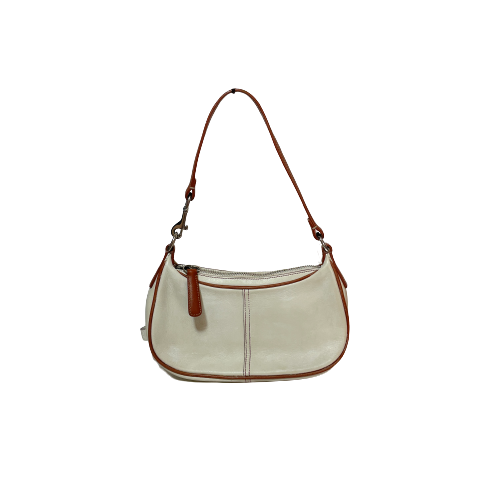 Coach White Leather Mini Shoulder Bag | Pre Loved |