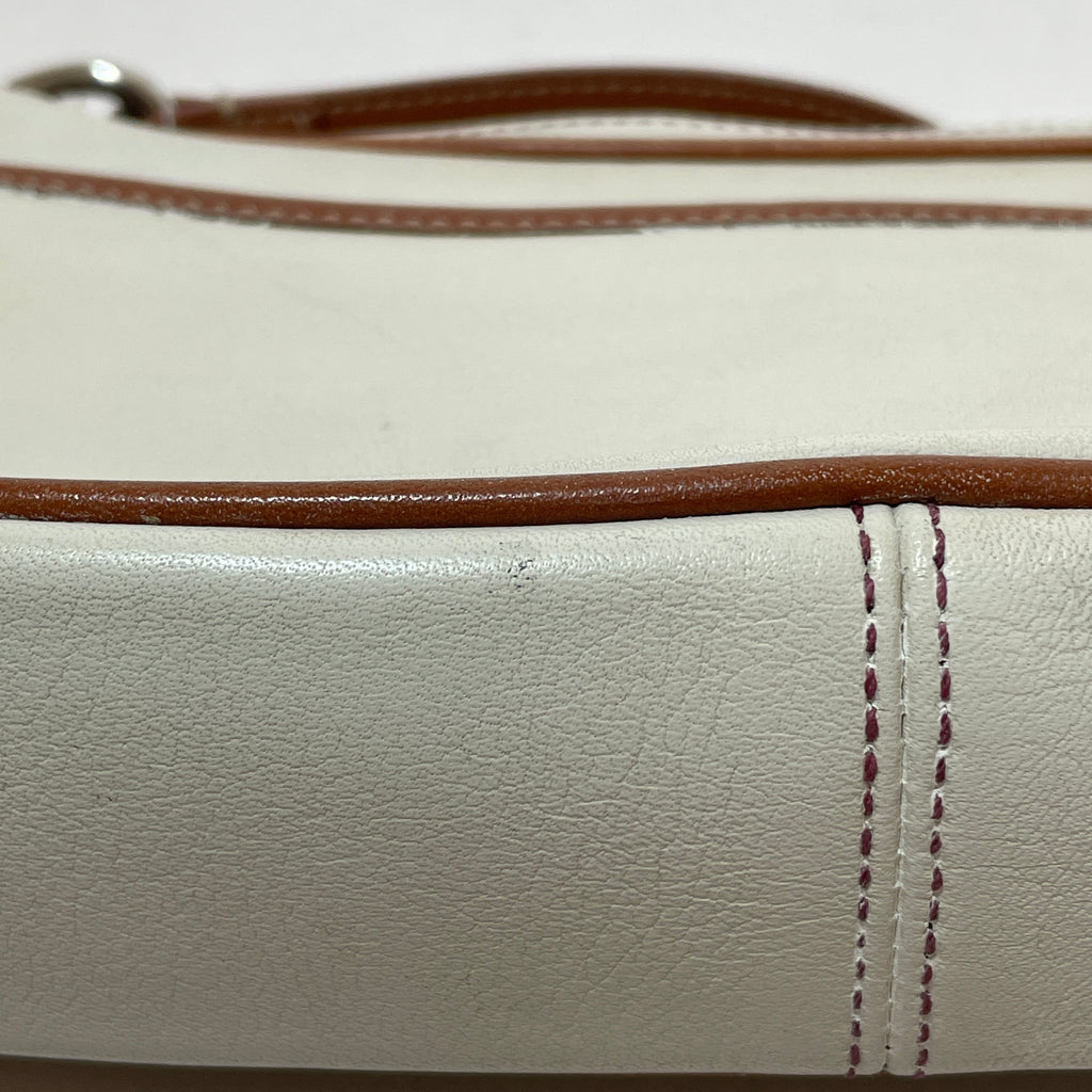 Coach White Leather Mini Shoulder Bag | Pre Loved |