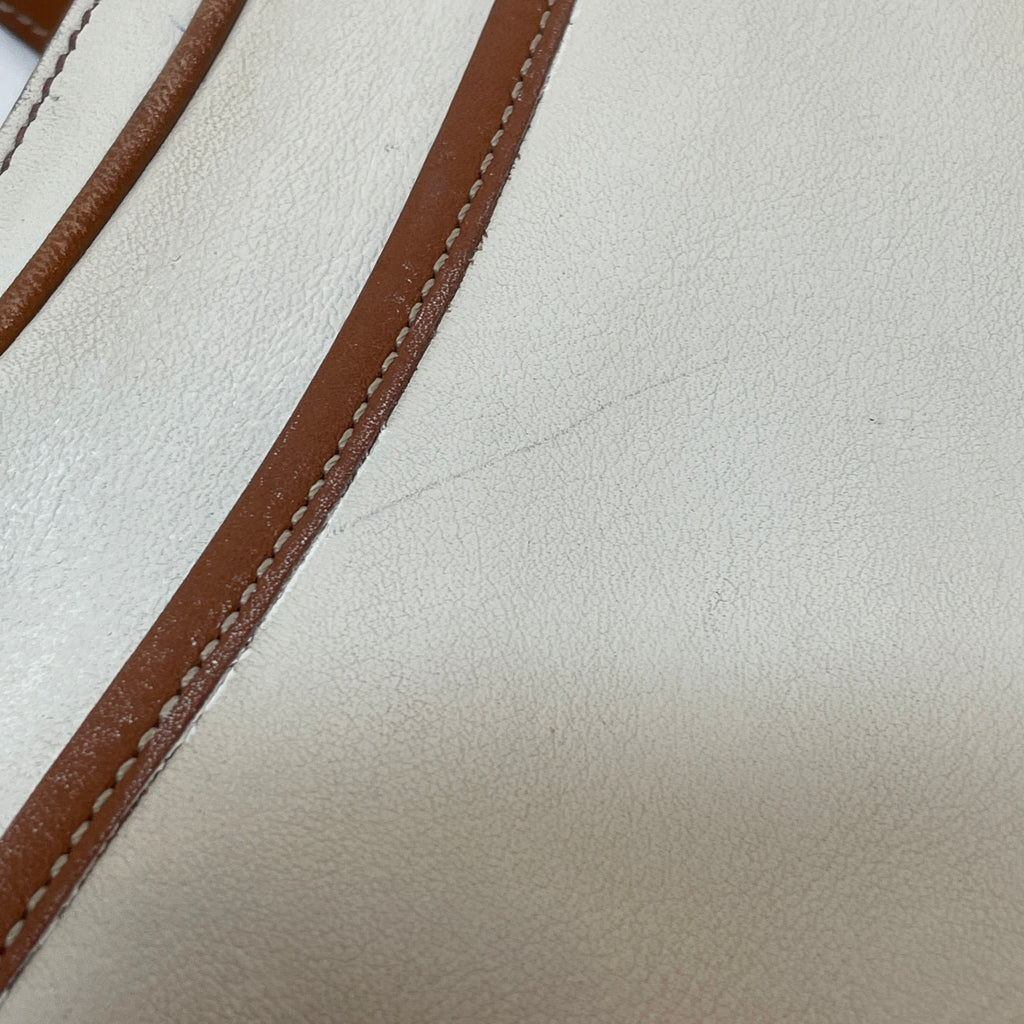 Coach White Leather Mini Shoulder Bag | Pre Loved |