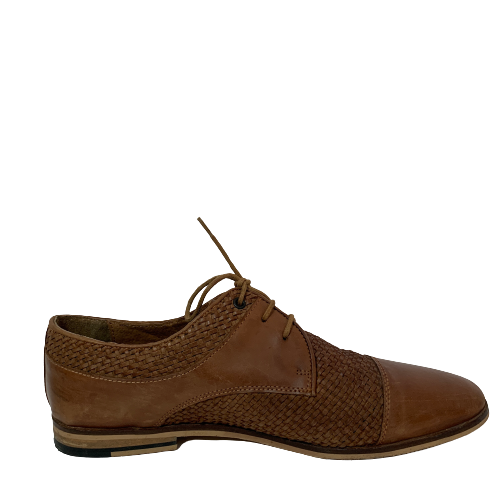 Bertie Men's Tan Leather Lace-up Shoes | Pre Loved |