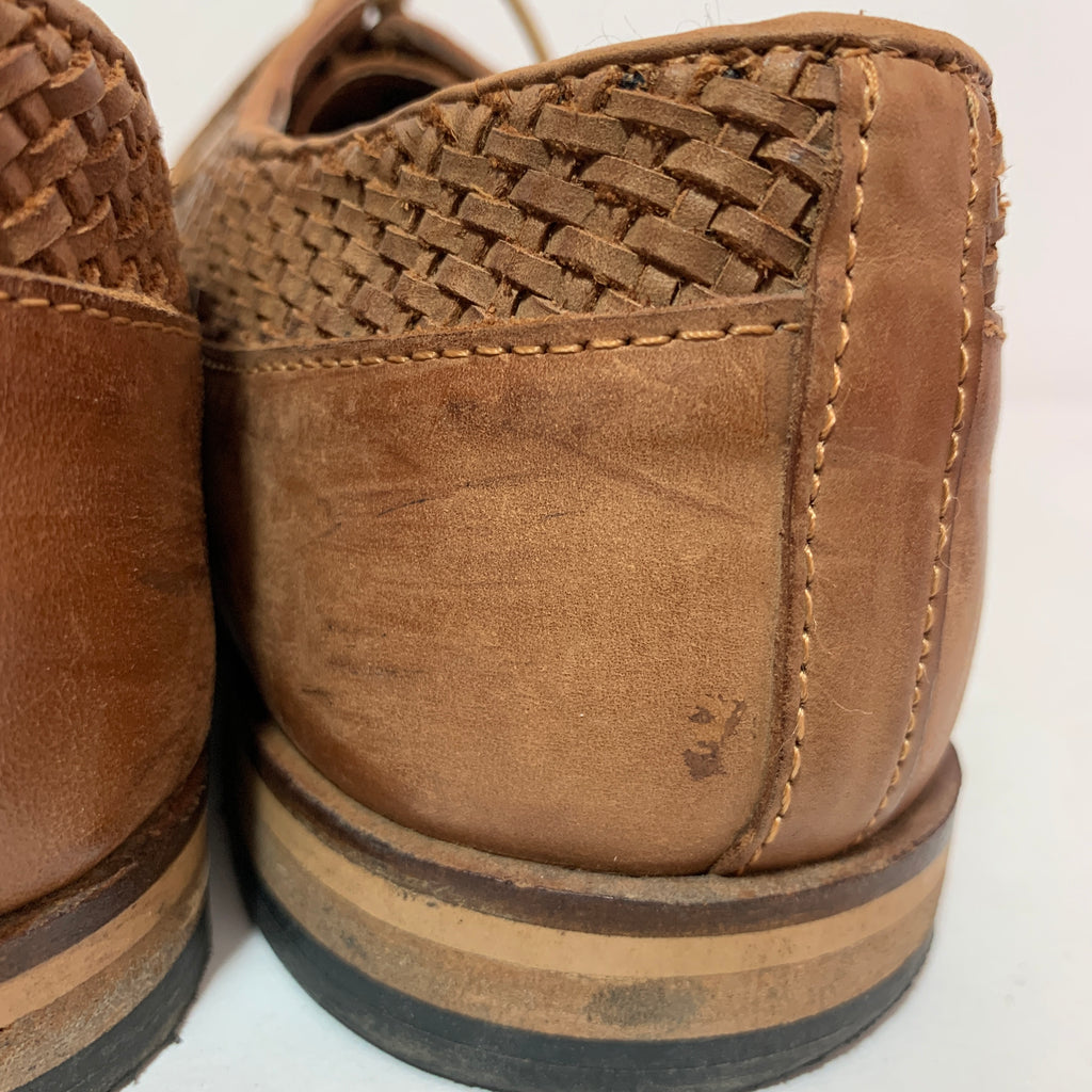 Bertie Men's Tan Leather Lace-up Shoes | Pre Loved |