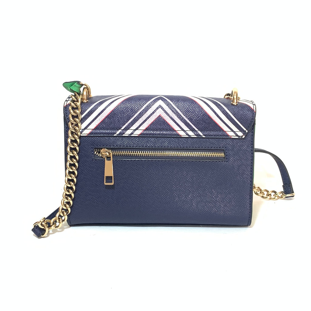 ALDO Blue Printed Cross-Body Bag | Pre Loved |