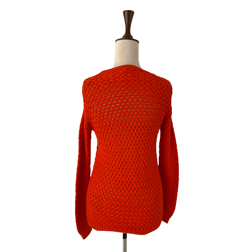 Massimo Dutti Orange Cotton Sweater