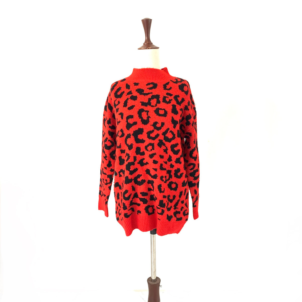 Quiz urethra red leopard dress