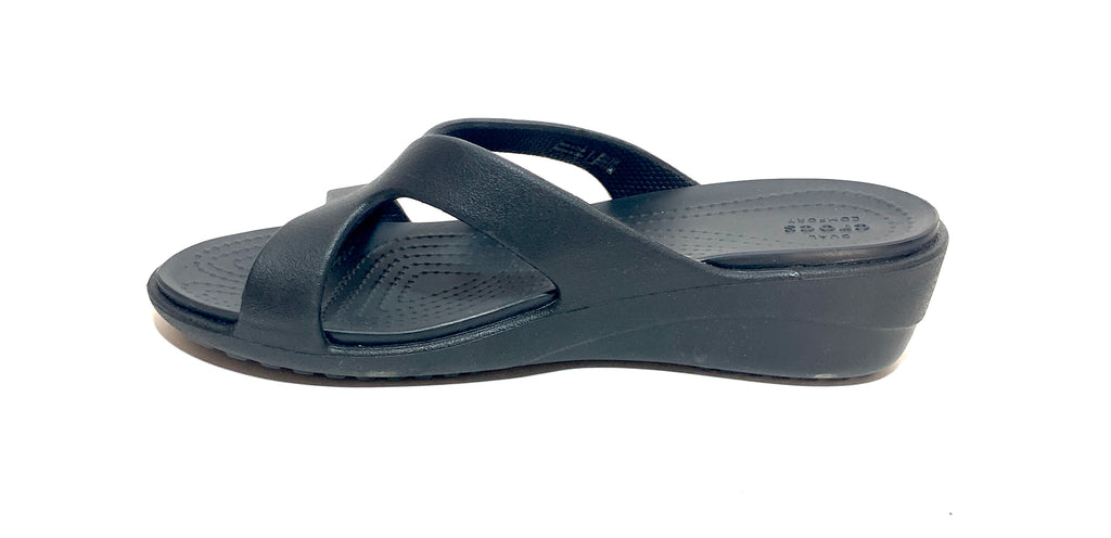 Sanrah strappy outlet wedge crocs