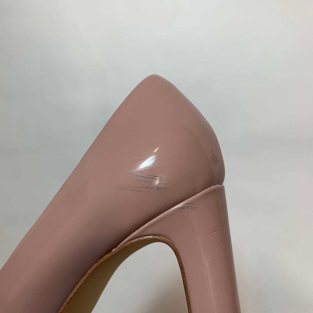 ZARA Nude Pink Square-toe Pumps | Pre Loved |