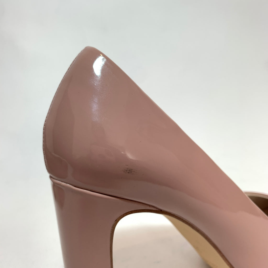 ZARA Nude Pink Square-toe Pumps | Pre Loved |