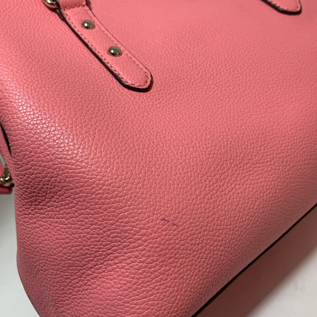 Kate Spade Pink Pebbled Leather Satchel | Pre Loved |