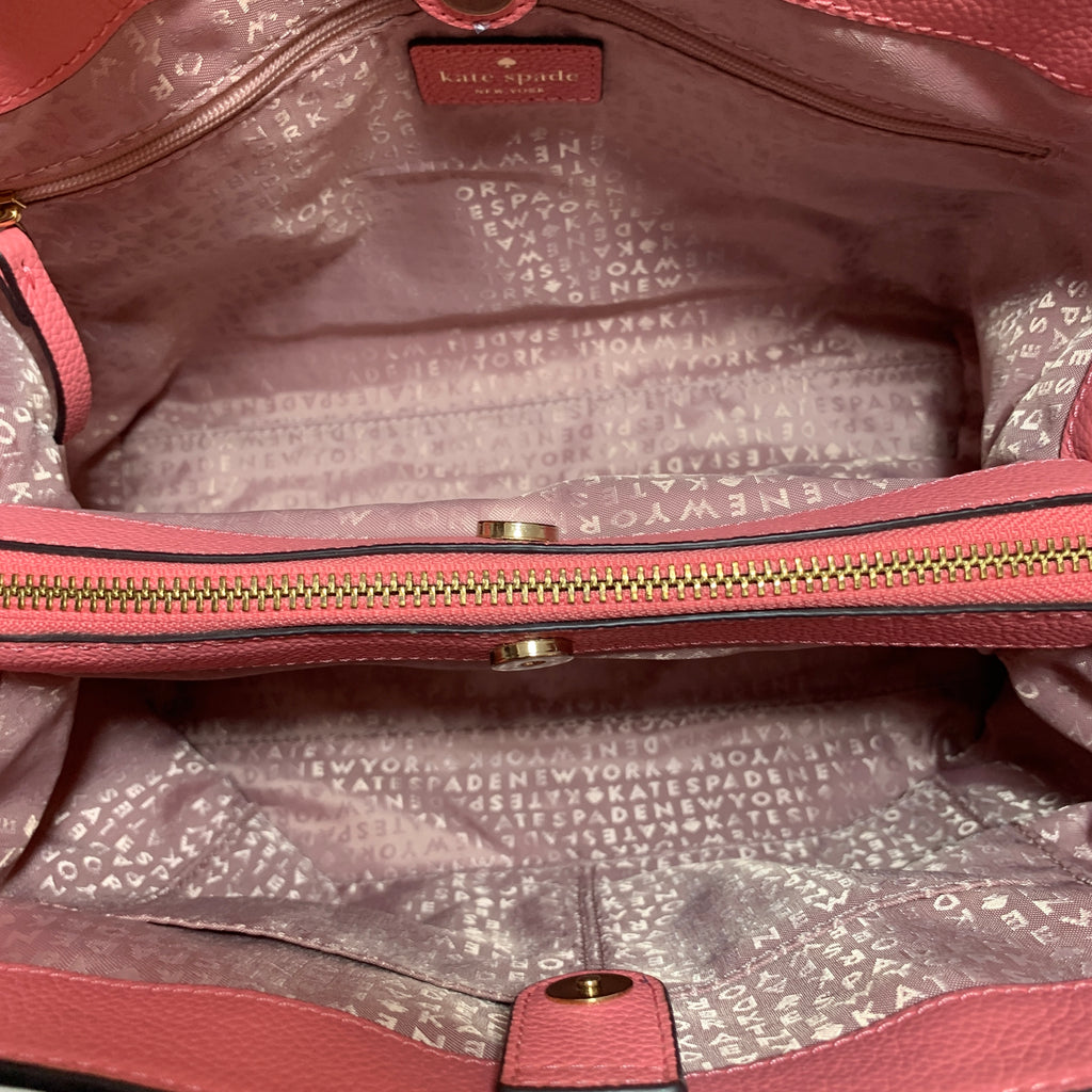 Kate Spade Pink Pebbled Leather Satchel | Pre Loved |