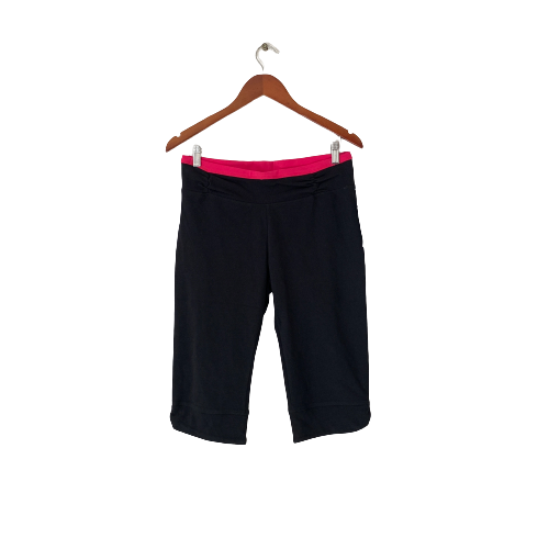 G.W Black and Pink Sport Capris | Brand New |