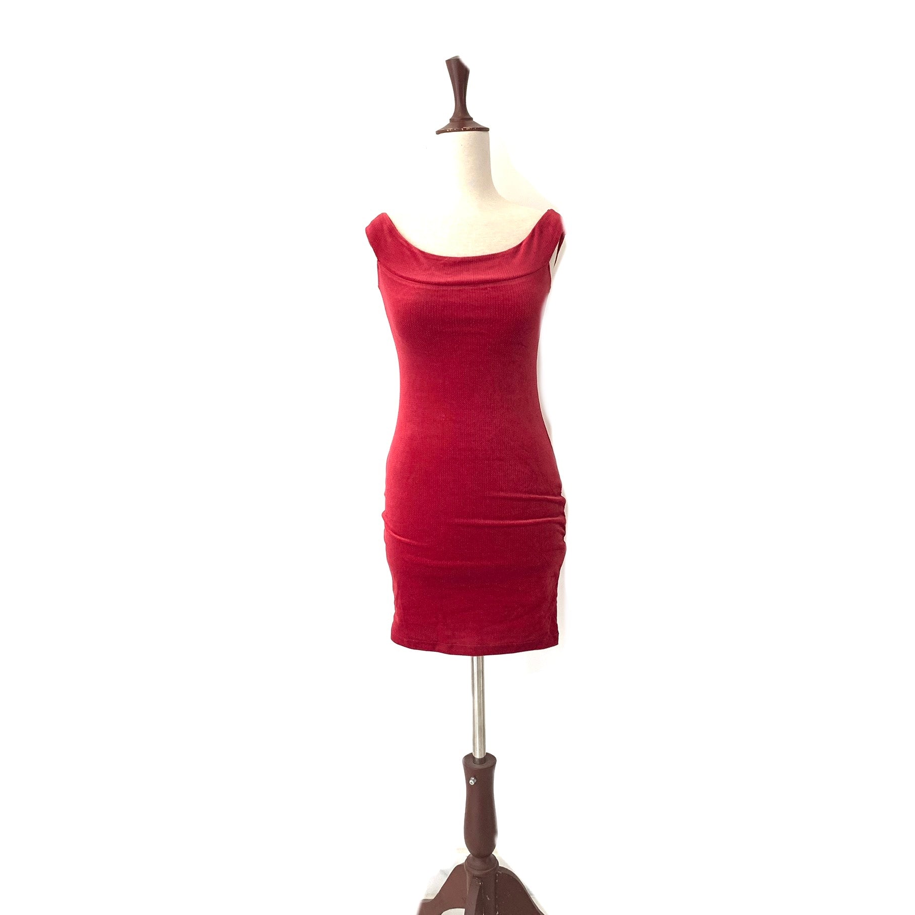 Forever 21 Red Velvet Dress Brand New Secret Stash