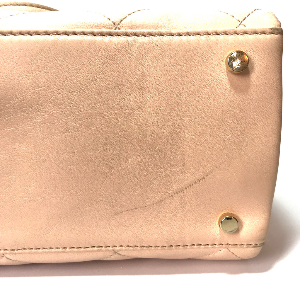 Kate Spade Light Pink 'Emerson Place' Quilted Leather Shoulder Bag | Pre Loved |