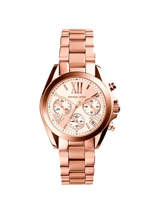 Michael Kors 'Bradshaw' Rose Gold Stainless Steel Watch | Brand New ...