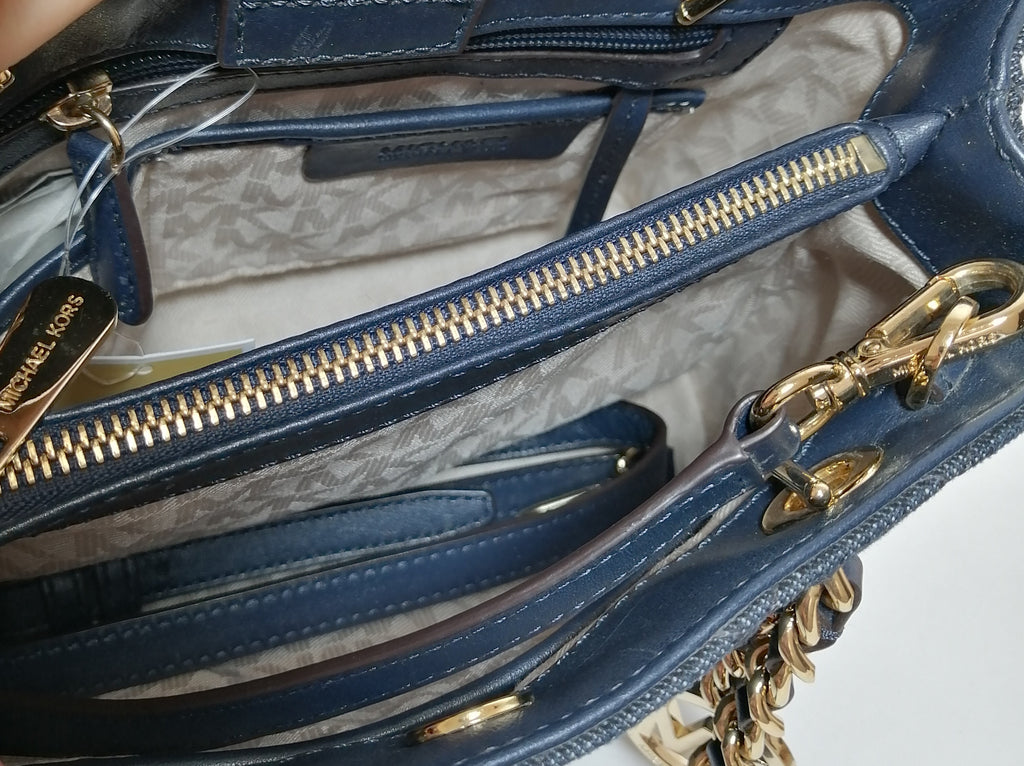 Michael Kors Susannah Quilted Leather Lock Clutch Shoulder Bag Black  Handbags Amazoncom