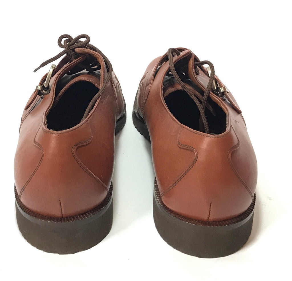 Salvatore Ferragamo Studio Tan Leather Men's Shoes | Brand New ...