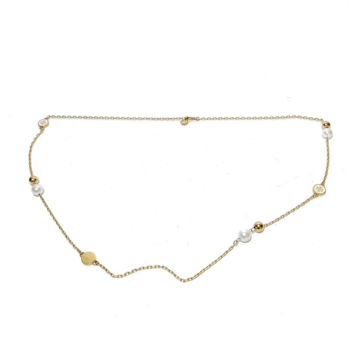 Tory Burch Kira Gold-Plated Freshwater Pearl Necklace | TheHut.com