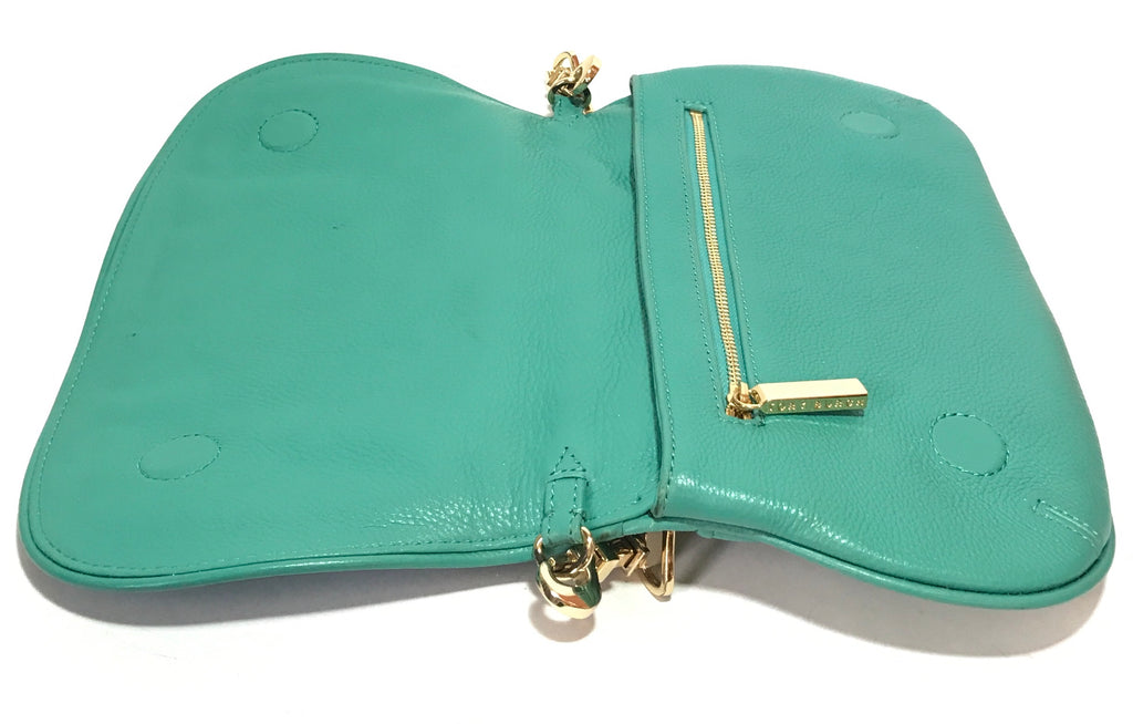 Tory Burch Aqua Leather Zip Around Long Wallet Purse w/ Coin Case Card Case  Used | eBay