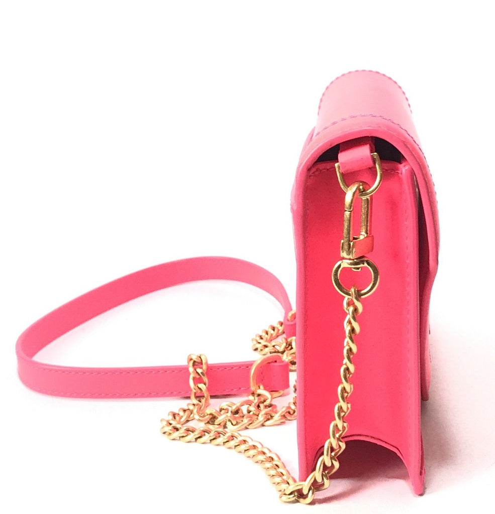 Tory Burch Neon Pink Cross Body Bag